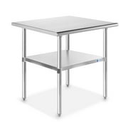 Gridmann NSF Stainless Steel Commercial Kitchen Prep & Work Table - 30 inches x 24 inches