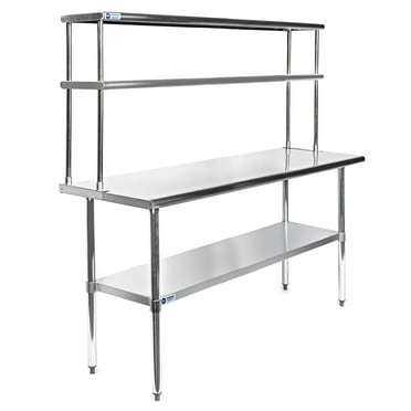 Dextrus Commercial Kitchen Appliance: Stainless Steel Work Table with 3 ...