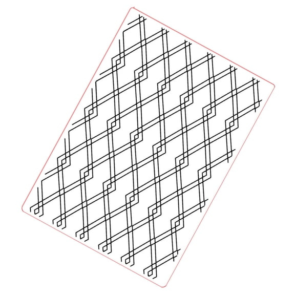 Grids Background Embossing Folder Plastic Embossing Template Embossed Plate For Projects
