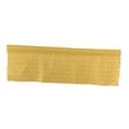 thumbnail image 1 of Grids Pattern Short Window Curtains for Home Balcony Panel Processed in Rod-Wear Method Yellow Grid, 1 of 8