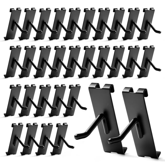 Gridwall Hooks 2 Inch 60 Pack Heavy Duty Display for Grid Wall Panels