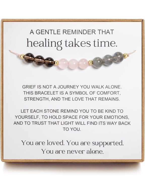Grief and Loss Bracelet, Healing Grief Gifts for Women, Sympathy Miscarriage Gift, Divorce Gifts for Women, Bereavement Gift, Warm of Memorial Jewelry