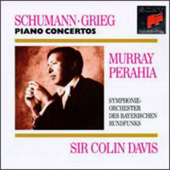 Grieg, Schumann: Piano Concertos (CD) by Murray Perahia (piano), Bavarian Radio Symphony Orchestra, Colin Davis (conductor)