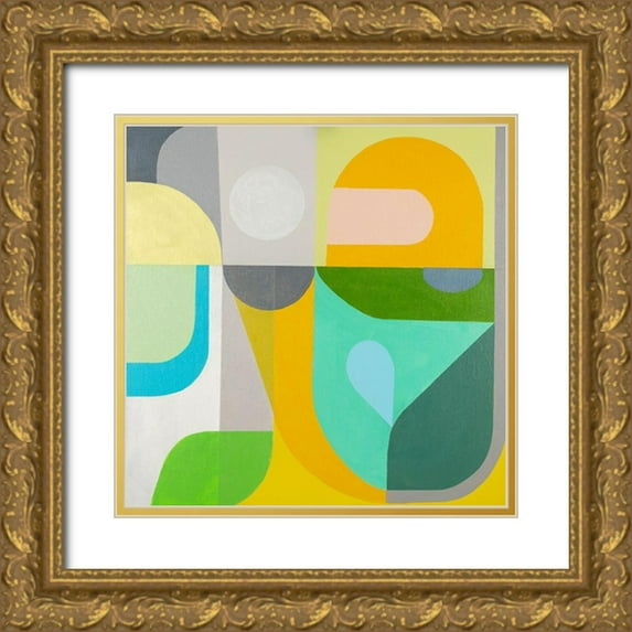 Griese, Marion 26x26 Gold Ornate Wood Framed with Double Matting Museum Art Print Titled - Horizon
