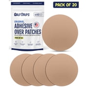 GrifGrips  Adhesive Patches CGM Covers   Dexcom G7 Over Patches Waterproof & Sweatproof CGM Sensor Cover Compatible with Dexcom G7 & Stelo Overpatch   20 Pack