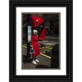 thumbnail image 1 of Grifantini, Lorenzo 23x32 Black Ornate Wood Framed with Double Matting Museum Art Print Titled - The Wait, 1 of 4