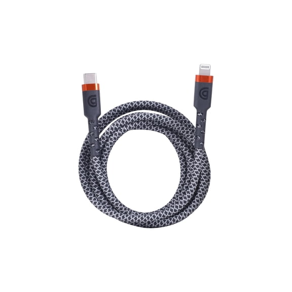 Griffin 6FT Ultra Durable Lightning to USB-C Charge & Sync Cable – 60W Fast Charging, 30,000 Bends Strong, Nylon Braided, Universal Compatibility