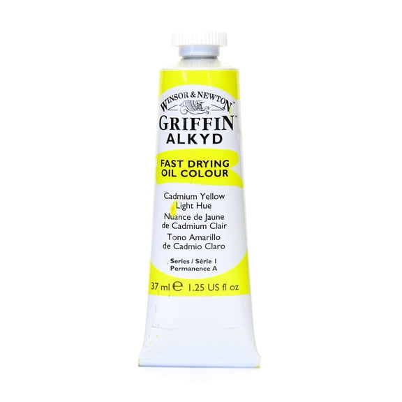 Griffin Alkyd Oil Colours cadmium yellow light hue, 37 ml, 119 (pack of 2)