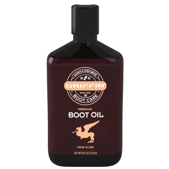 Griffin Boot Care Boot Oil - Leather Softener and Conditioner - 8 oz.
