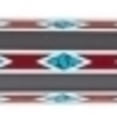 thumbnail image 1 of Griffin Cues GR55 20 20 oz Griffin Pool Cue, Black with Burgundy Lines &amp; Turquoise Diamonds, 1 of 1