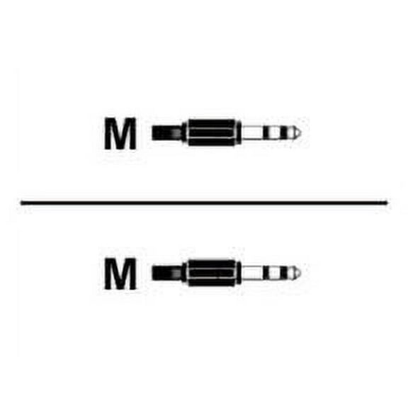 Griffin Flat AUX Cable, Flat AUX Cable with 1/8" (3.5 mm) stereo connectors on either end.