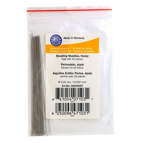 Griffin Heavy Beading Needles (25-Pcs)