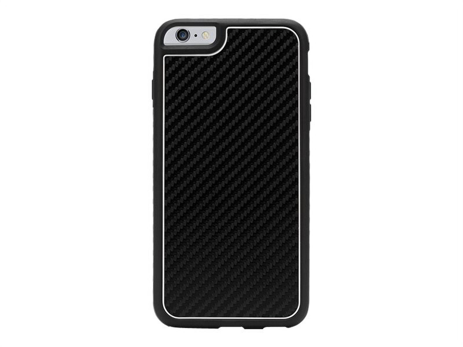 Griffin Identity Graphite - Back cover for cell phone - polycarbonate, rubber - black/white