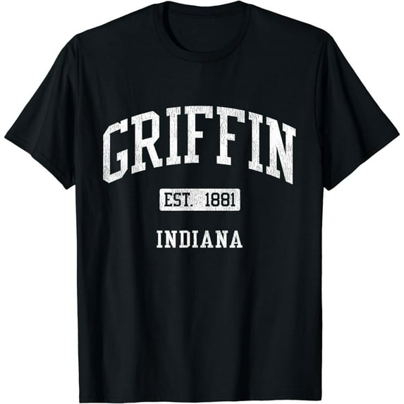 Griffin Indiana IN JS04 Vintage Athletic Sports T-Shirt