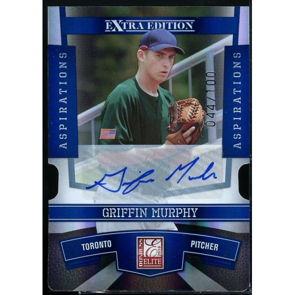 Griffin Murphy Card 2010 Donruss Elite Extra Edition Signature Aspirations #56