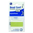thumbnail image 1 of Griffin Nylon Bead Cord Perlseide - Jade Color - Size 6 (0.70mm) - 2 meters per card - Stainless Steel Needle Attached – For Knotting Pearls, Gemstones, Crystals and Beads, 1 of 7