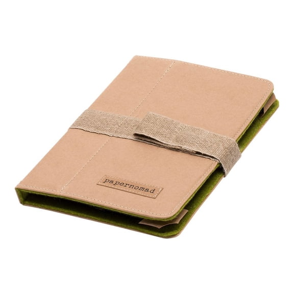 Griffin Papernomad Little Tootsie - Flip cover for tablet - paper, biopolymer composite - brown