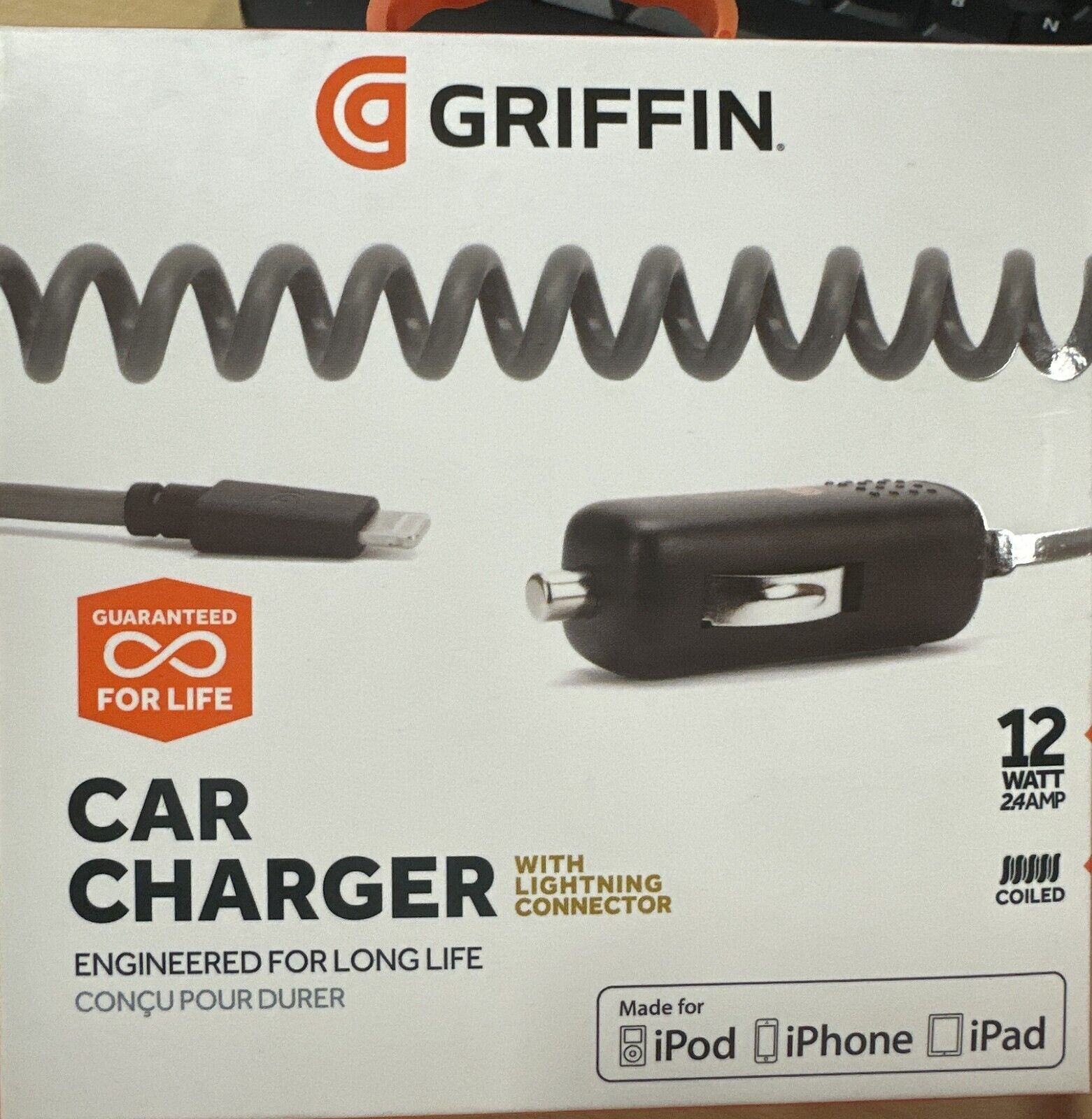 Griffin PowerJolt SE - 12 V DC Input - 5 V DC/2.40 A Output