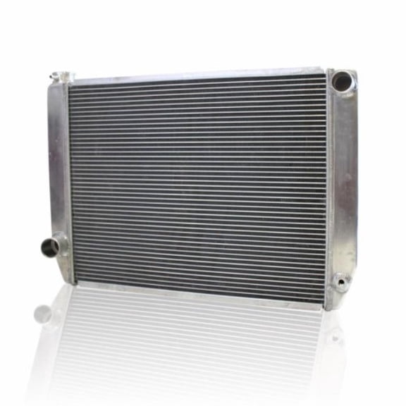 griffin radiator 1-26242-x classiccool 27.5" x 19" 2-row universal fit cross flow radiator with 1" tube
