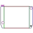 thumbnail image 1 of Griffin Radiators 1-26181-XS ClassicCool Universal Radiator Single Pass Crossflo, 1 of 1