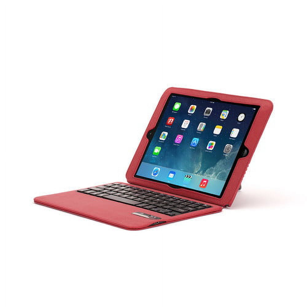 Griffin Red Slim Bluetooth Keyboard Folio Case for iPad Air and iPad