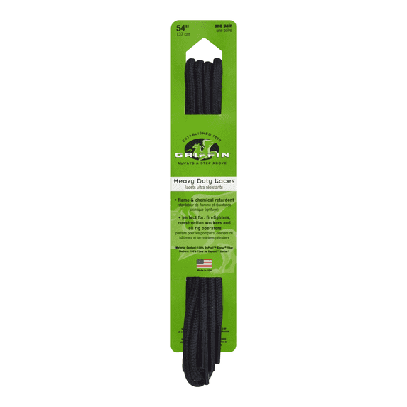 Griffin Heavy Duty Kevlar Laces, 54 Inches, Flame and Chemical ...