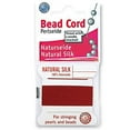 thumbnail image 1 of Griffin Silk Bead Cord Perlseide – Garnet Color – Size 14 (1.02mm) – 2 Meters per Card – Stainless Steel Needle Attached – for Knotting Pearls, Gemstones, Crystals and Beads, 1 of 5