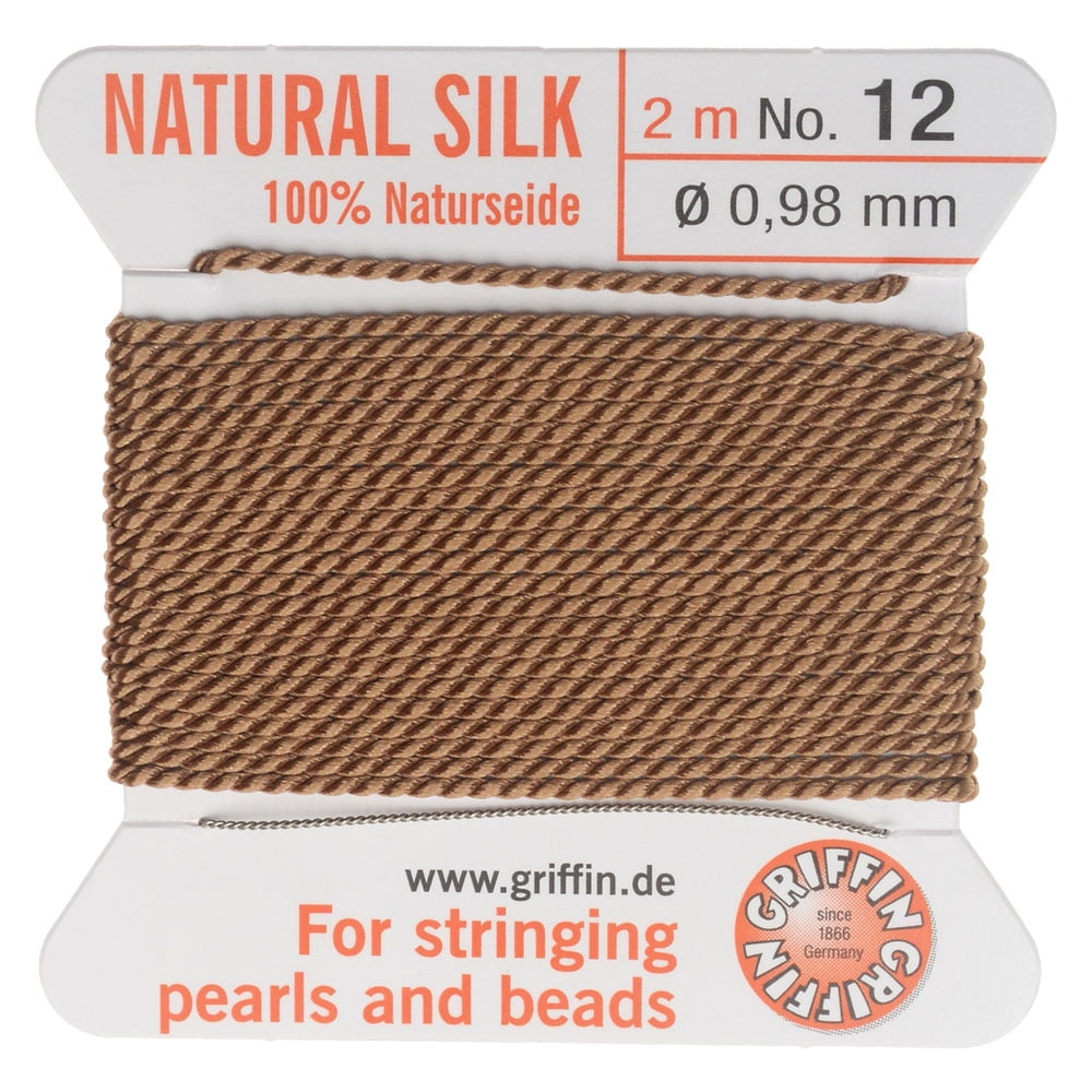 Griffin Silk Beading Cord Needle, Size 12 Meters