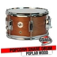 thumbnail image 1 of Griffin Snare Drum - Popcorn Soprano Firecracker 10" x 6" Poplar Wood Shell with Hickory PVC - Concert Percussion Musical Instrument with Drummers Key and Snare Strainer Beginner & Professional, 1 of 10