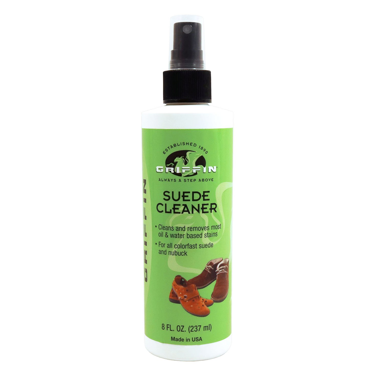 Griffin Suede & Nubuck Cleaner Remove Water, Dirt, Oil Stains From
