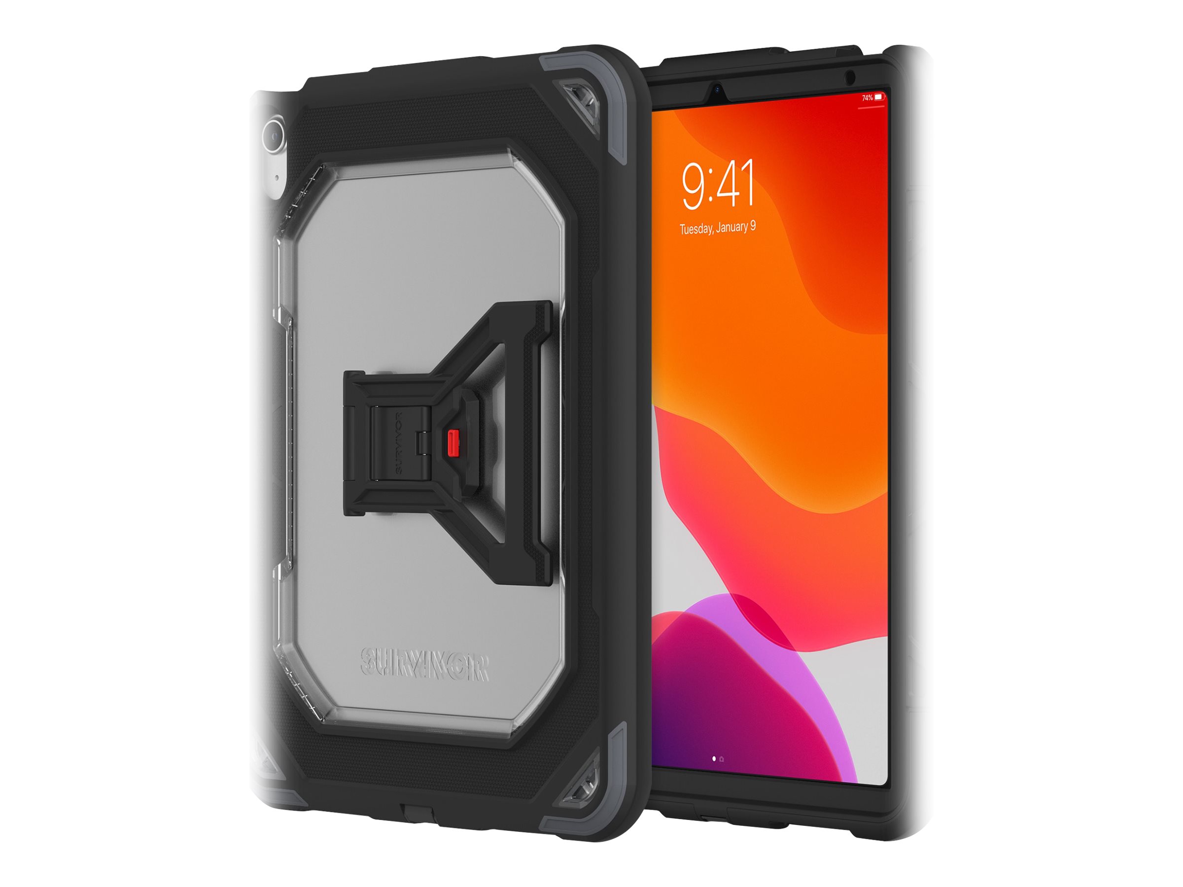 Griffin Survivor All-Terrain - Protective case for tablet - rugged - B2B - for Apple 10.9-inch iPad Air (4th generation, 5th generation) - image 1 of 4