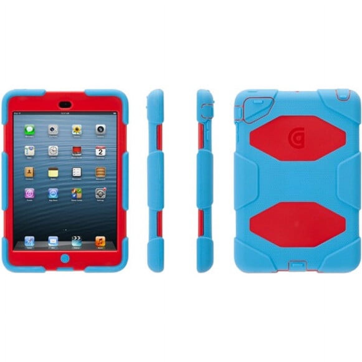 Griffin Survivor Carrying Case Apple iPad mini Tablet, Blue, Red - image 1 of 5