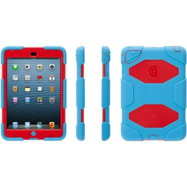 Griffin Survivor Carrying Case Apple iPad mini Tablet, Blue, Red