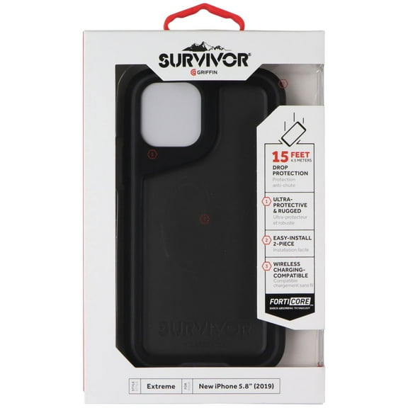 Griffin Survivor Extreme Case for Apple iPhone 11 Pro - Black / Gray