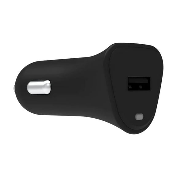 Griffin PowerJolt Universal USB-A 12W Car Charger with USB-A to Lightning Cable