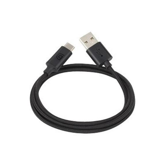 Griffin Technology Premium USB-C to USB-A Charge/Sync Cable, 3-ft (.9-m), Black