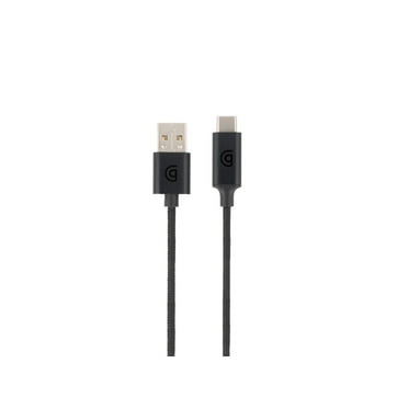 Griffin Technology Premium USB-C to USB-A Charge/Sync Cable, 3-ft (.9-m), Black