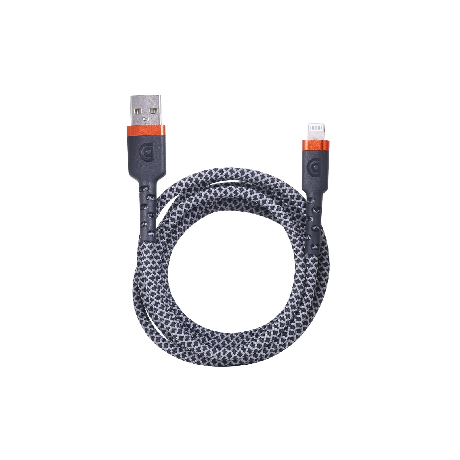 Griffin Ultra Durable 6FT Lightning to USB-A Charge & Sync Cable with Velcro Strap for iPhone, iPad, iPod, Fast Charging, Durable Nylon Braided, Apple Lightning Cable
