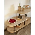 thumbnail image 1 of Griffith 3 Tier Solid Wood  White Washed Colored Bookshelf, 1 of 6