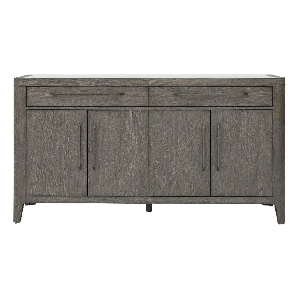 Griffith Gray 66'' Solid Wood Four-Door Two-Drawer Buffet