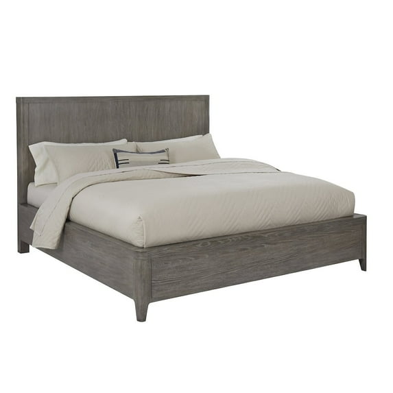 Griffith King Panel Bed in Gray Wood Finish by Scott Living