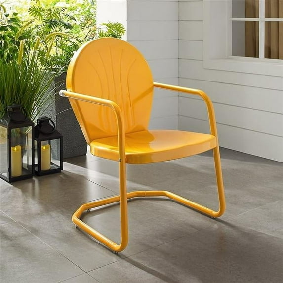 Griffith Metal Chair - Tangerine