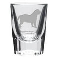 thumbnail image 1 of Griffon Beige Deep Etched Shot Glass, 1 of 1