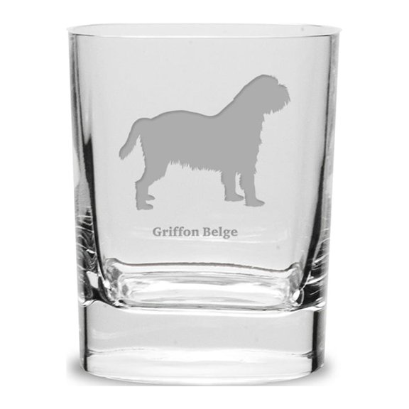 Griffon Beige Luigi Bormioli 11.75 oz Square Round Double Old Fashion Glass