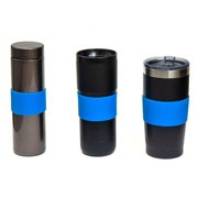 Grifiti Band Joes Silicone Grip Bands 3 Pack Assorted Sizes Mugs Cups Bottles Knobs Dumbbells