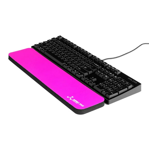 Grifiti Fat Wrist Pad 17 Is a 4 X 17 X 0.75 Inch Wrist Rest for Standard Keyboards and Full Length Mechanical Keyboards (pink)