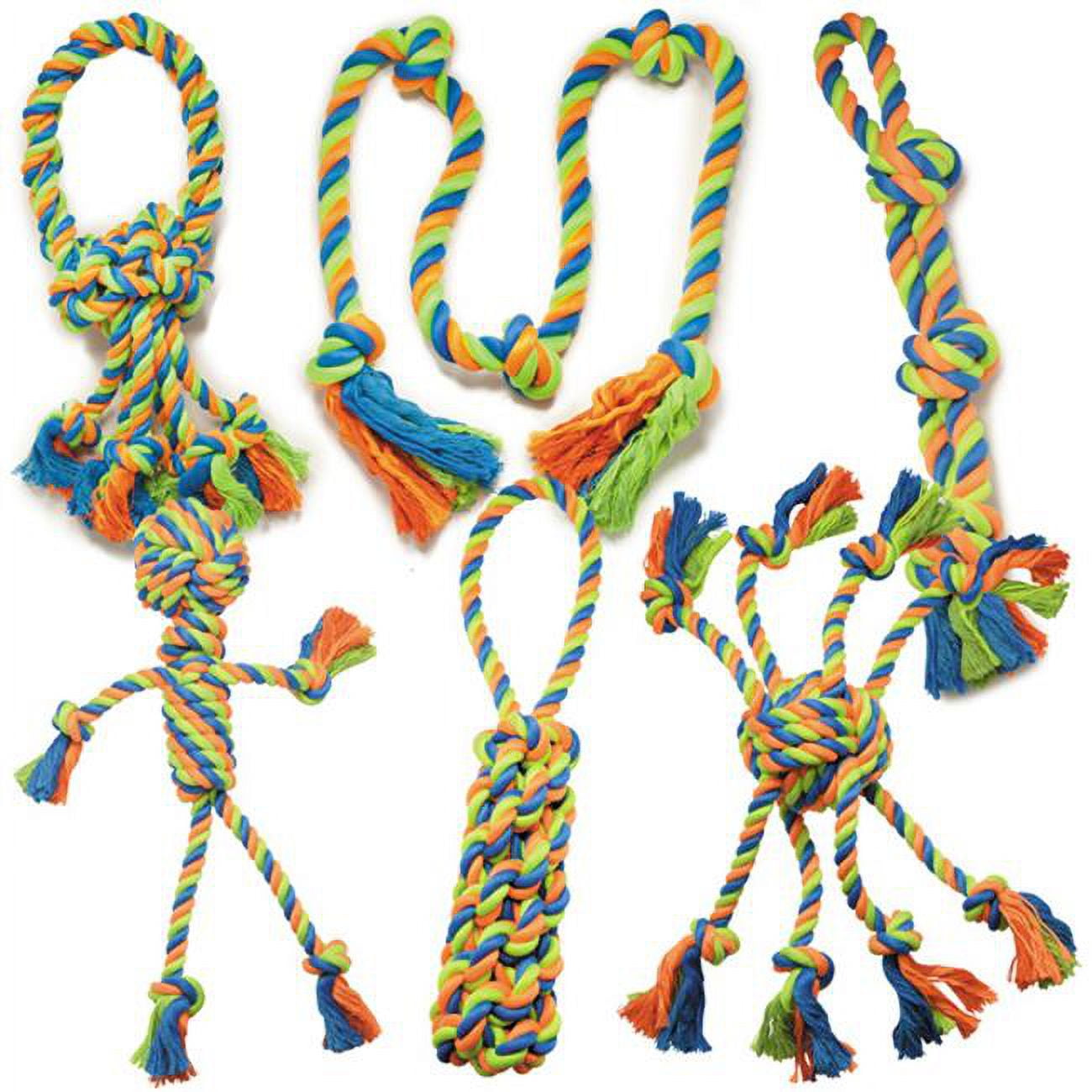 Crazy Rope Toy Griggles US0641 13 10 Crazy Eight Mighty Bright Rope Dog Toy - Walmart.com