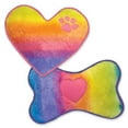 thumbnail image 1 of Griggles US0511 18 Rainbow Heart Toy for Dog, 1 of 2