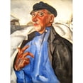 thumbnail image 1 of Grigoriev Portrait Pyotr Baksheyev Vaska Ash Painting Extra Large Art Print Wall Mural Poster Premium XL, 1 of 3