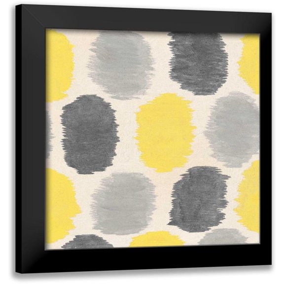 Grijalva, Tom 12x12 Black Modern Framed Museum Art Print Titled - Exotic Textile 4
